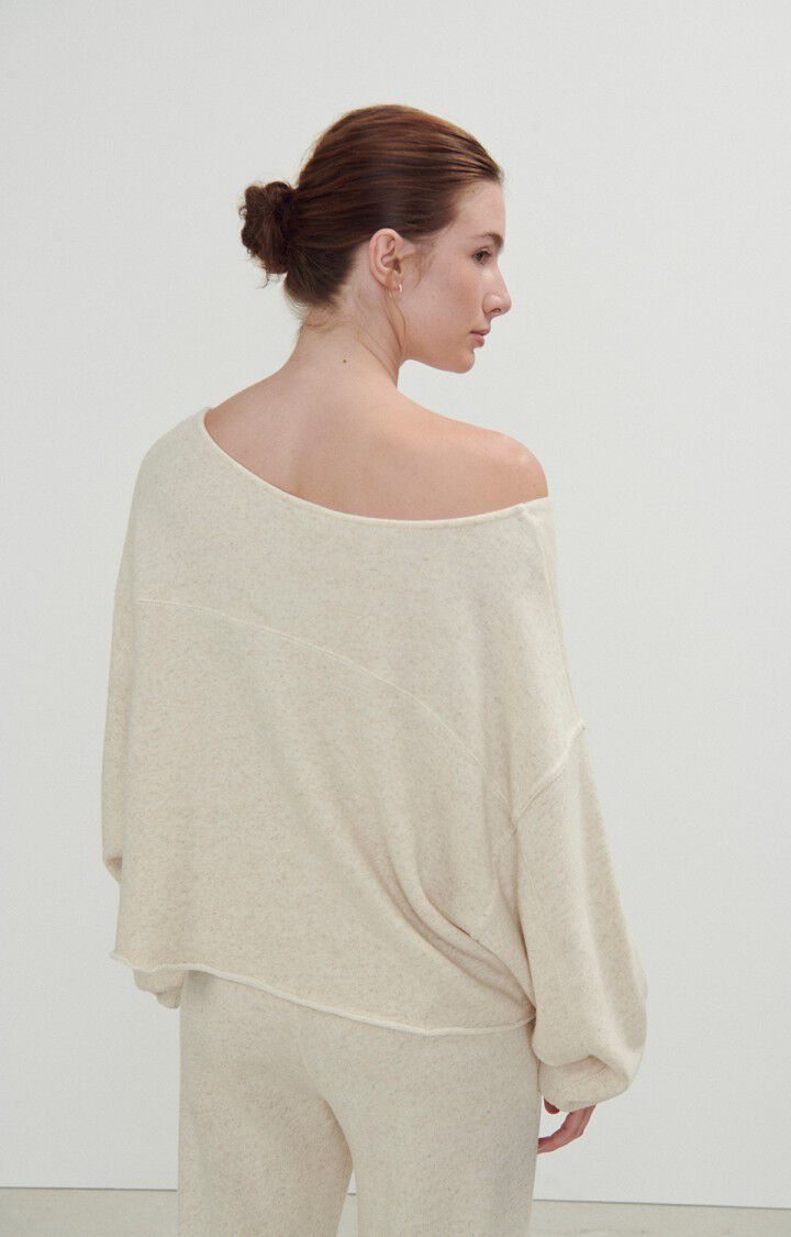 Itonay Sweatshirt Melange Ecru