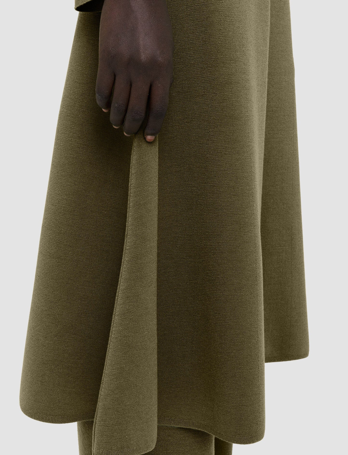 Silk Dress - Dark Olive