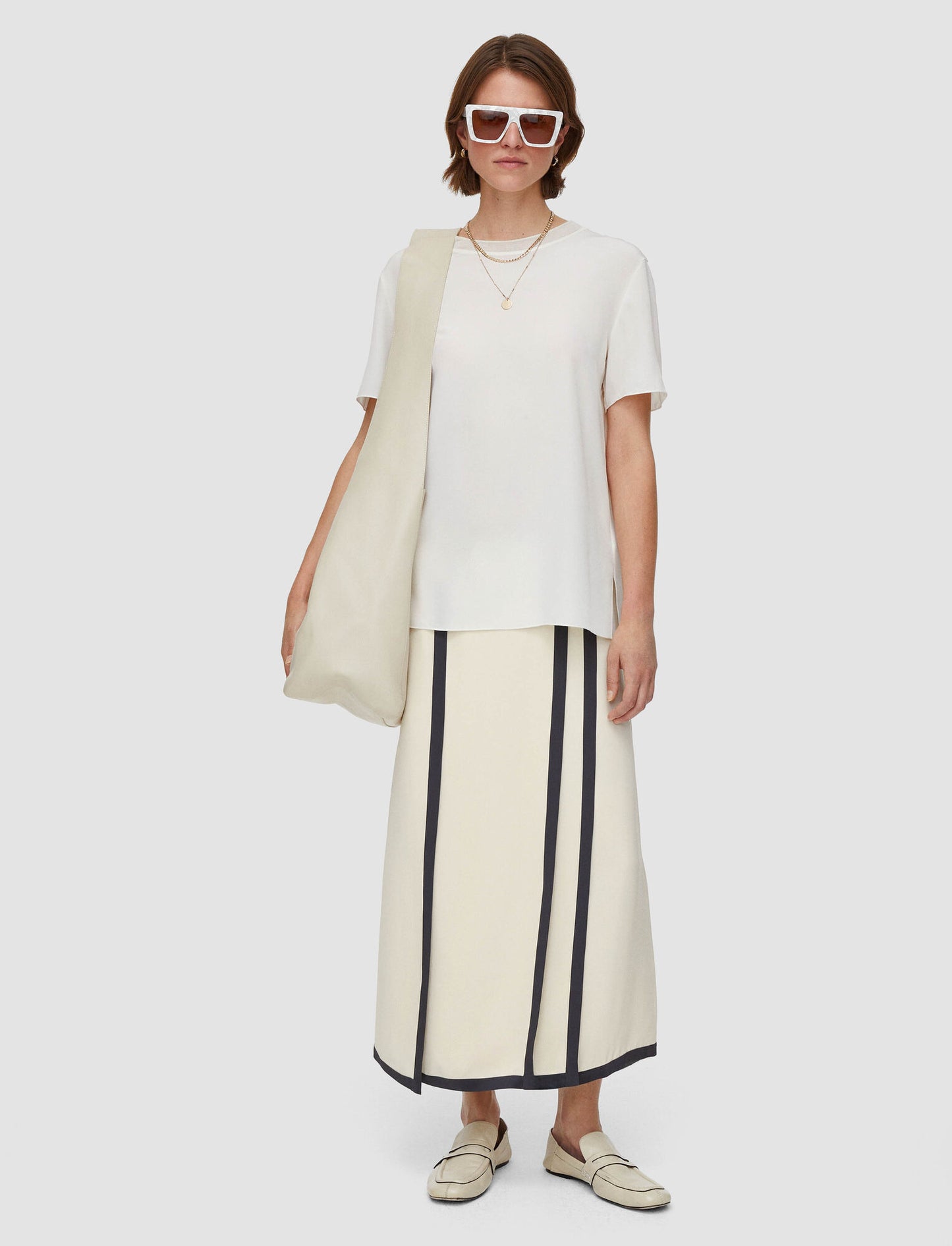 Iris Skirt Oat/Slate