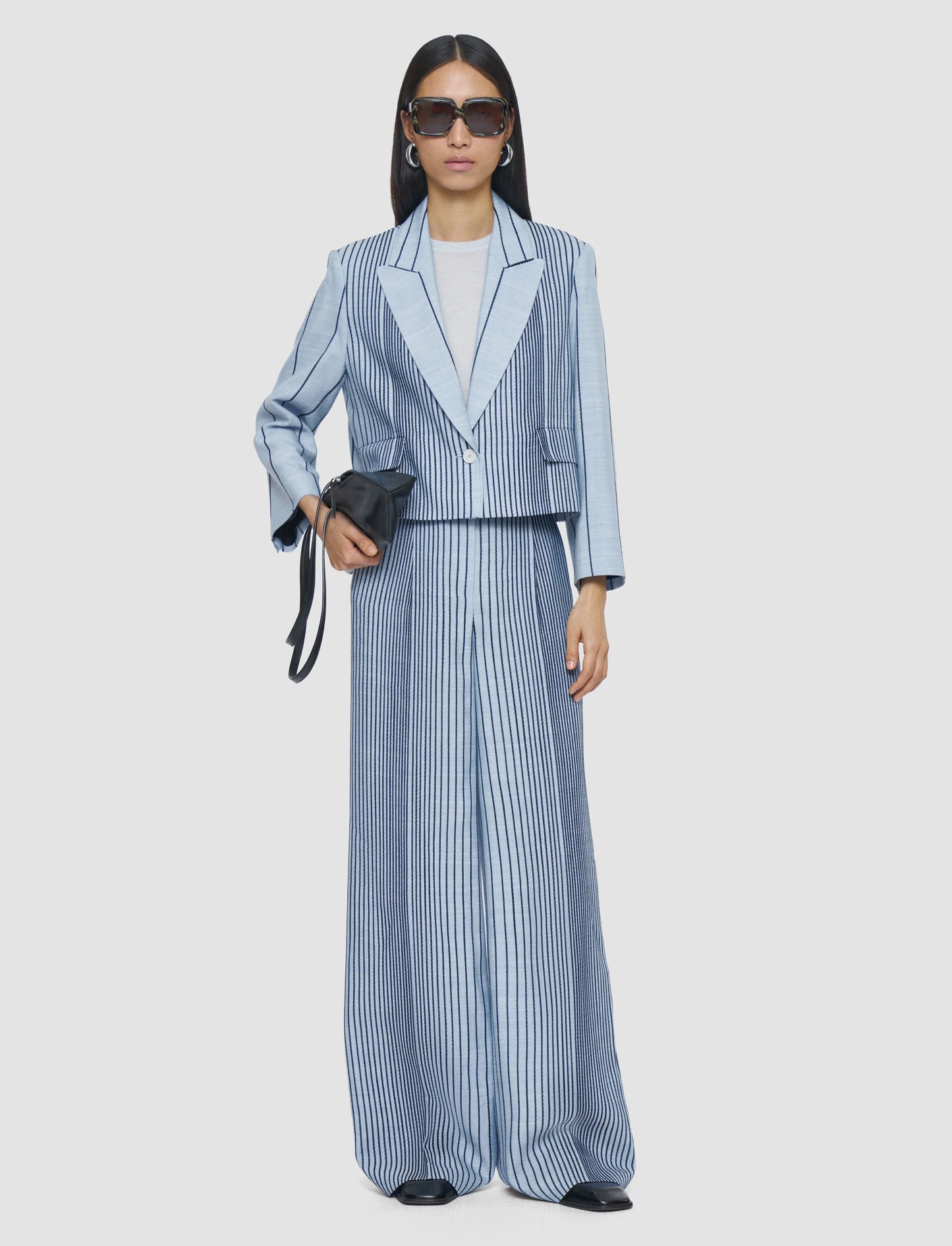 Alanel Pants Striped Blue