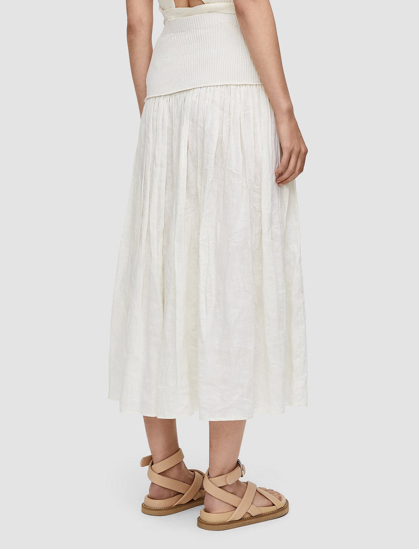 Linen Blend Seaton Skirt