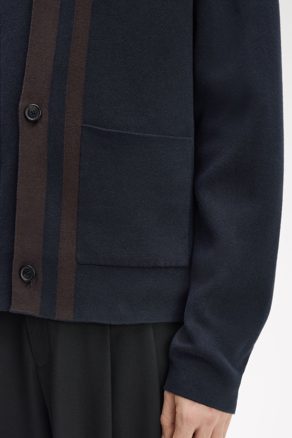 Knitted Blazer Navy
