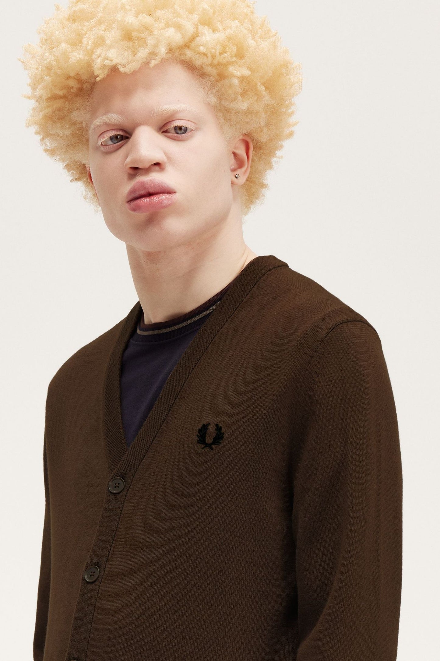 Classic Cardigan Burnt Tobacco