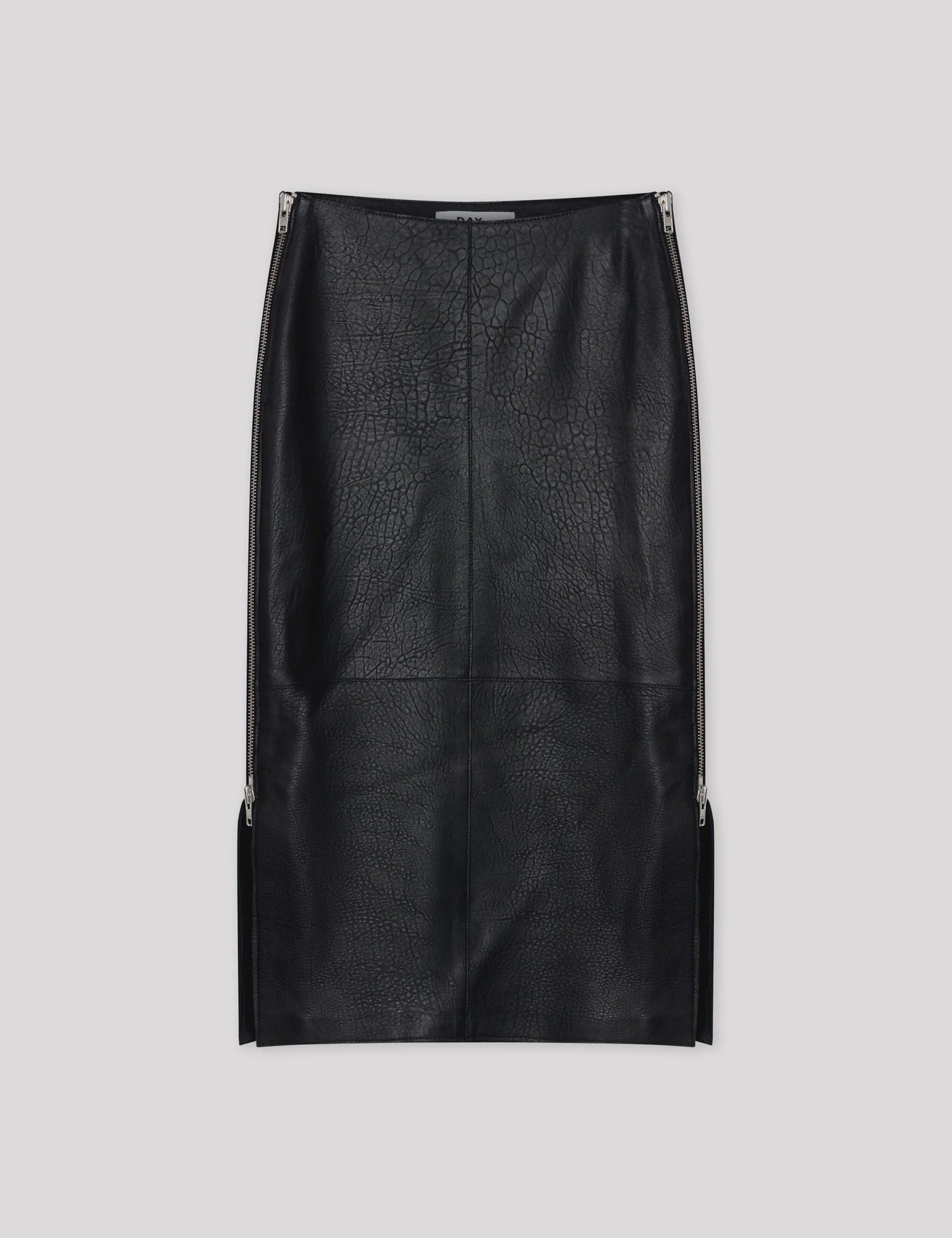 Kathe - Textured Leather skirt