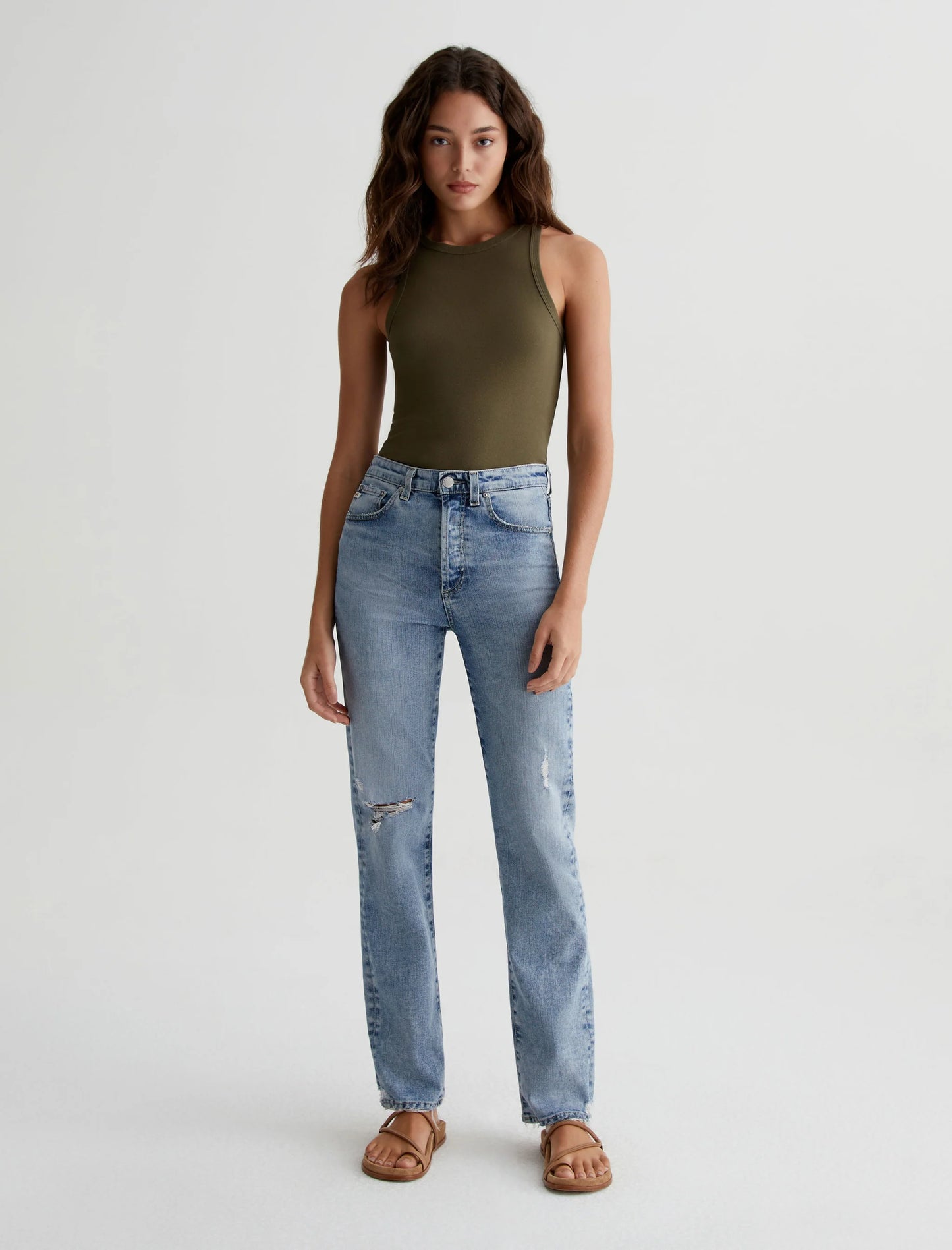 Olive Tank - Shady Moss