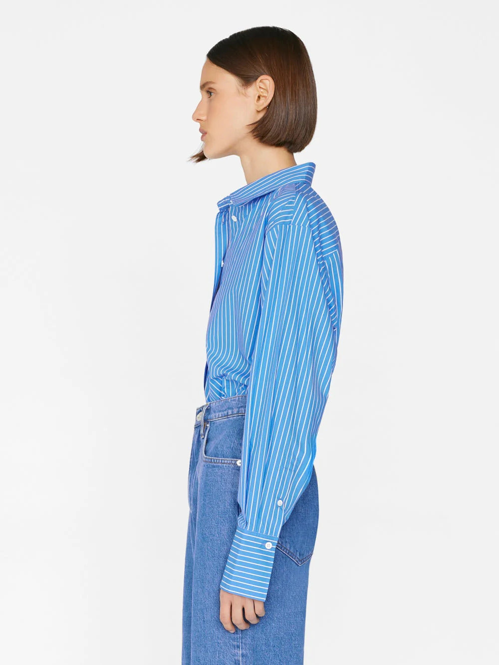 The Oversized Shirt _ Cornflower