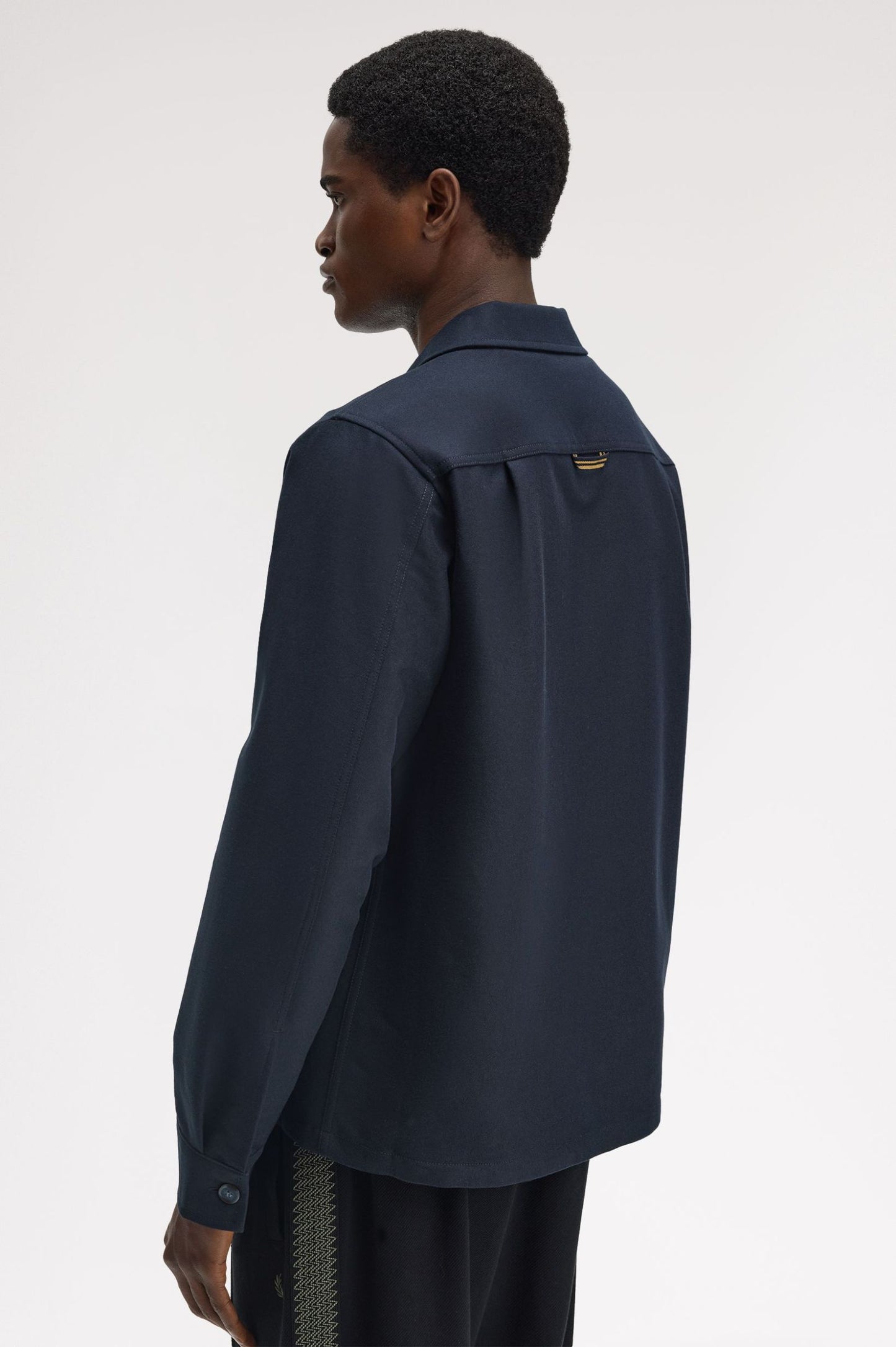 Brushed Twill Overshirt Navy
