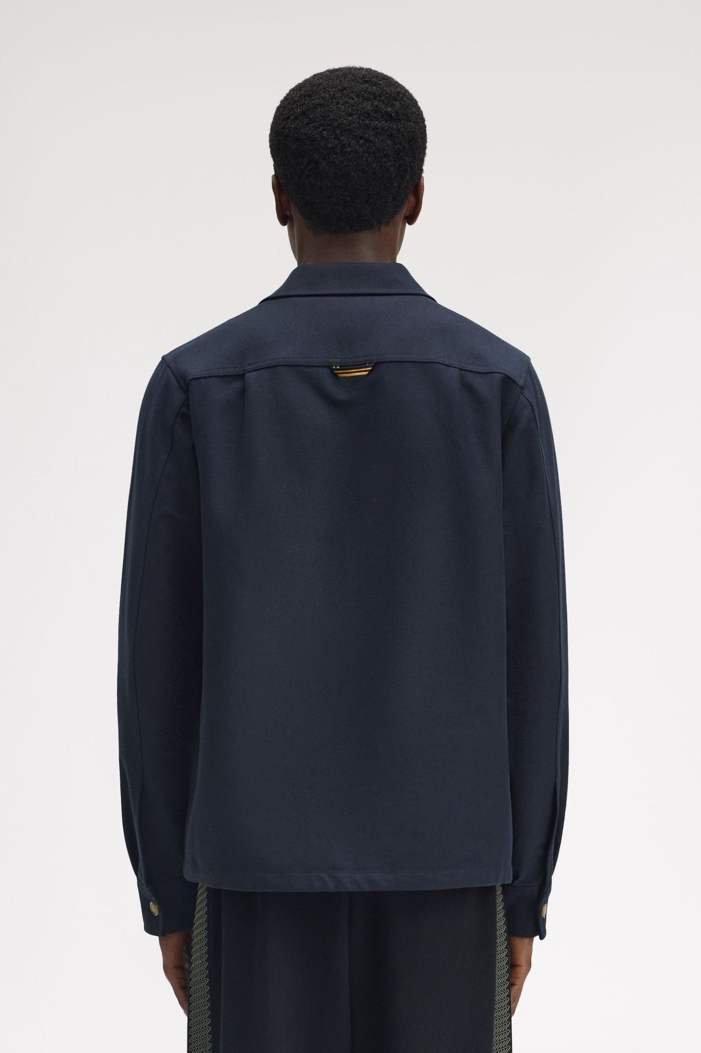 Brushed Twill Overshirt Navy