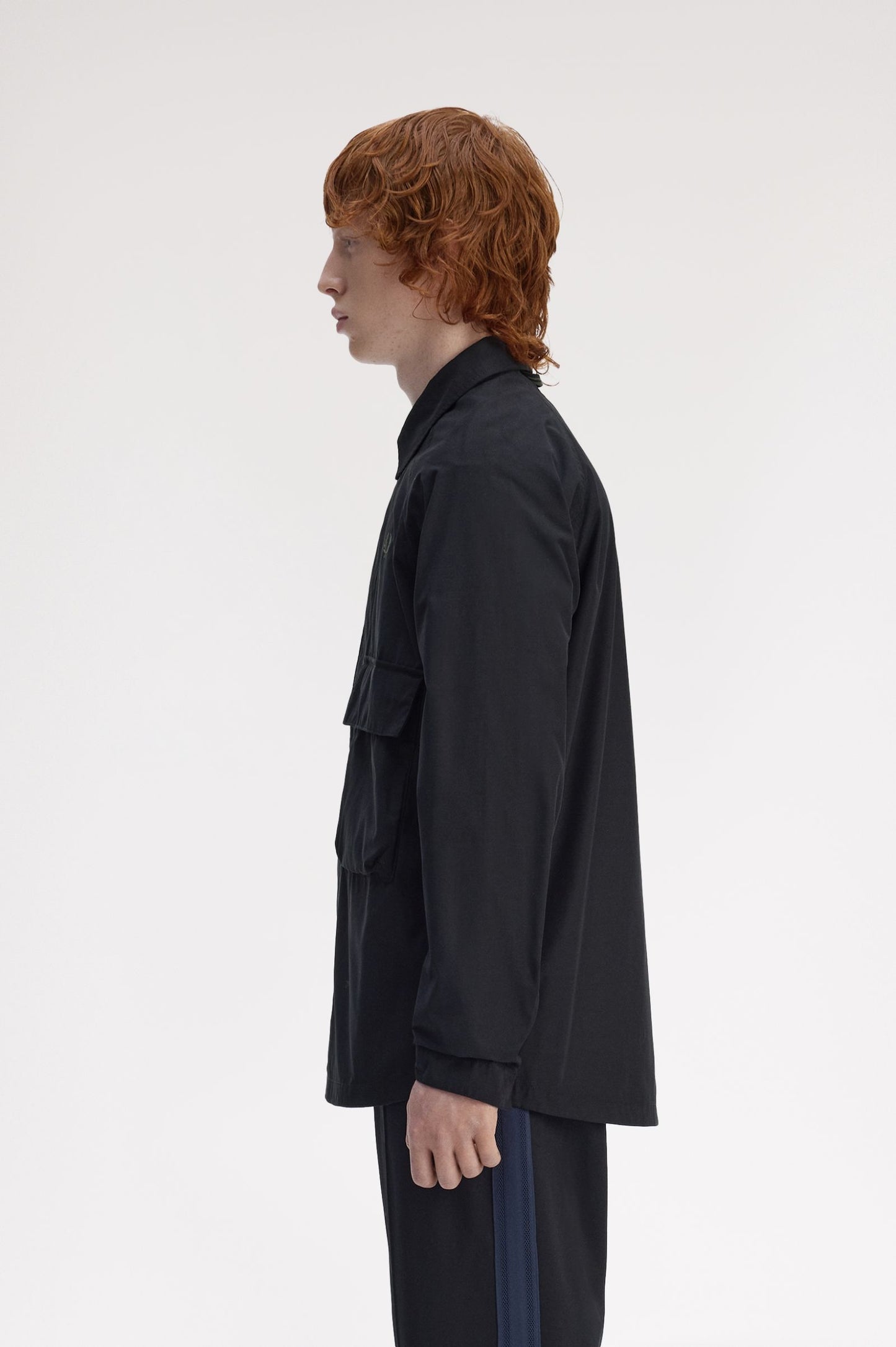 Raglan Utility Overshirt Black