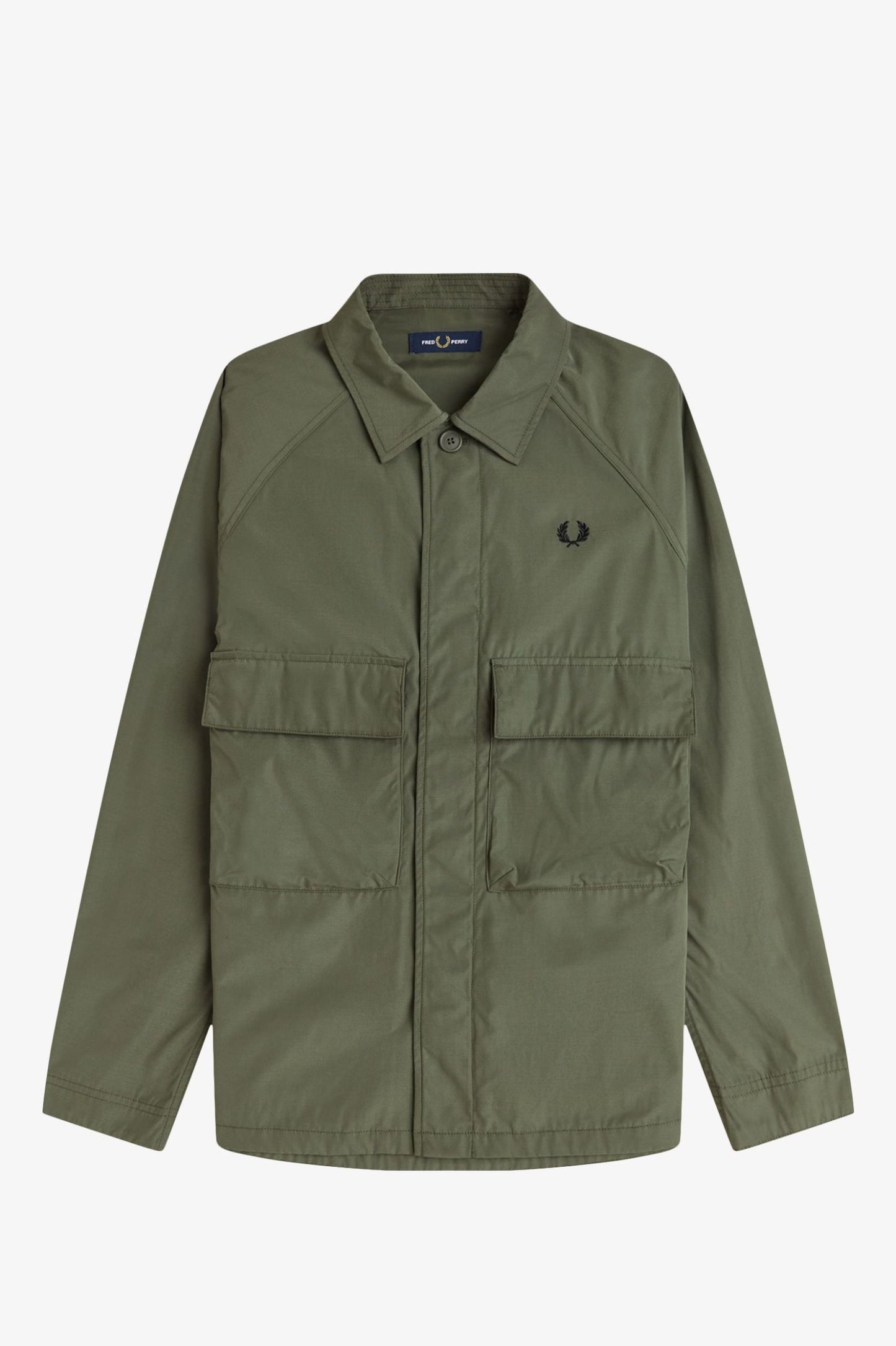 Raglan Utility Overshirt- Green