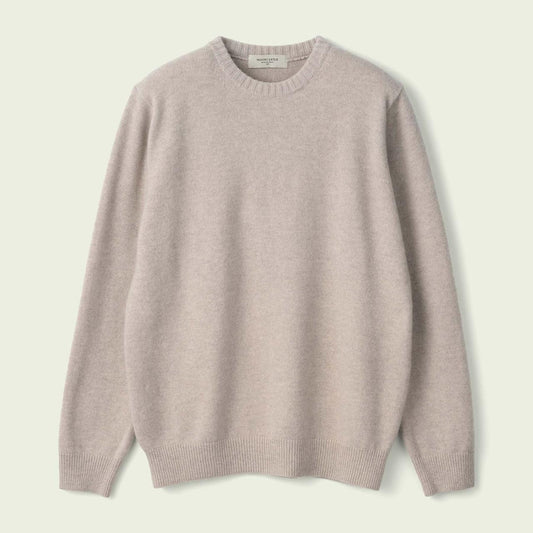Beige/Grey Crew Neck