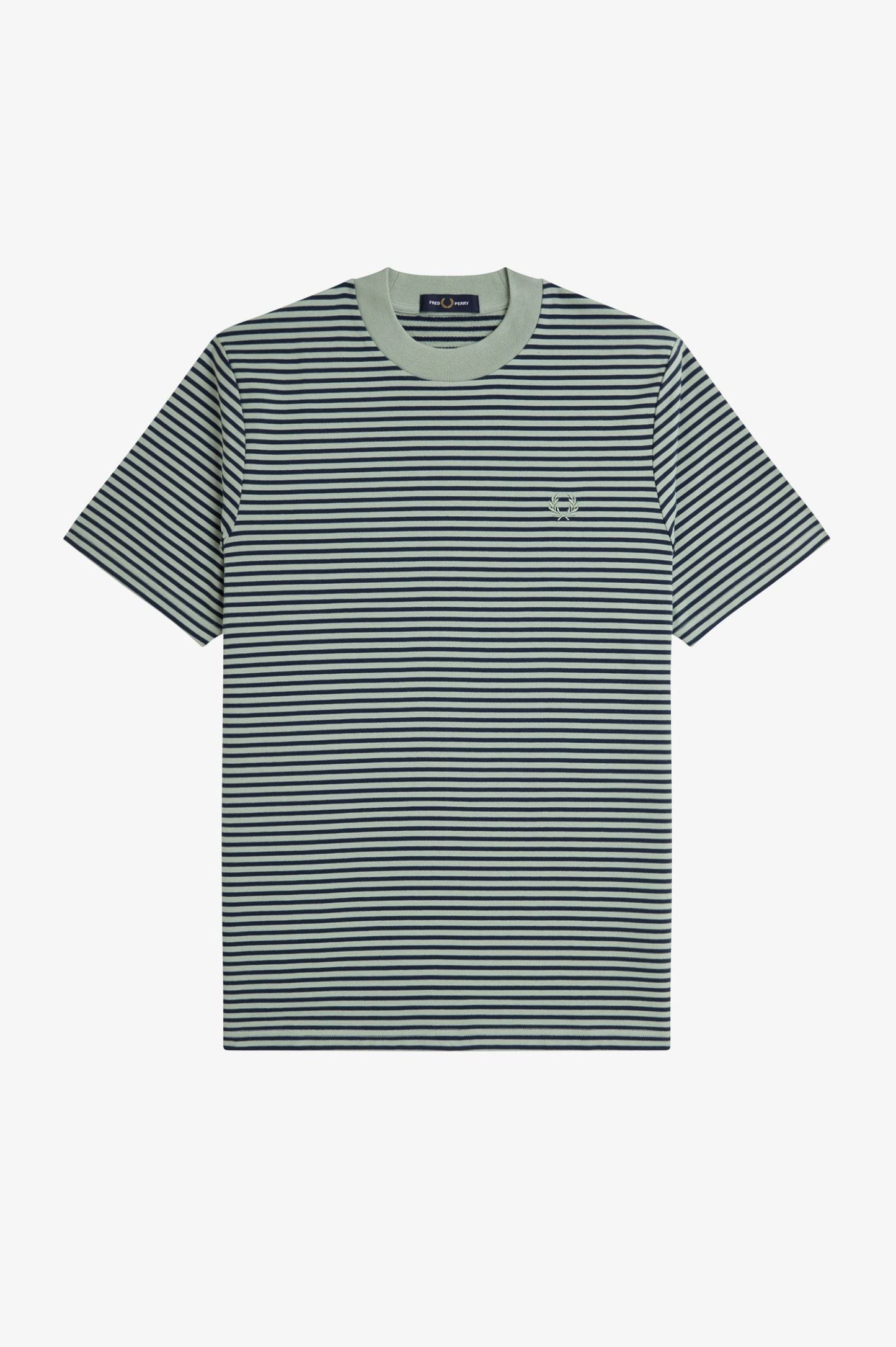 Fine Stripe Heavyweight Tee Bayleaf