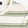 Fine Stripe Tee Ecru