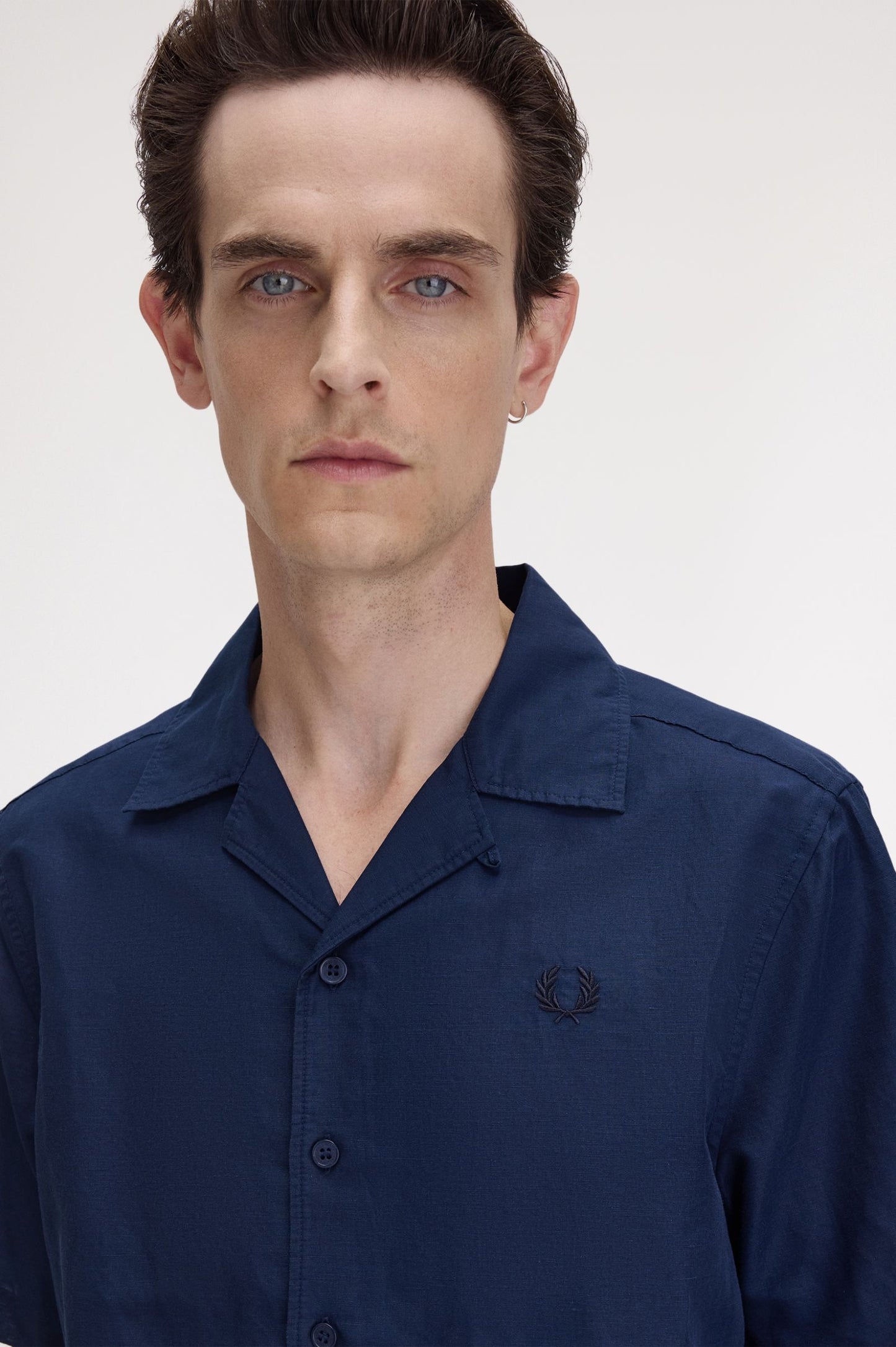 Revere Collar Knitted SHirt