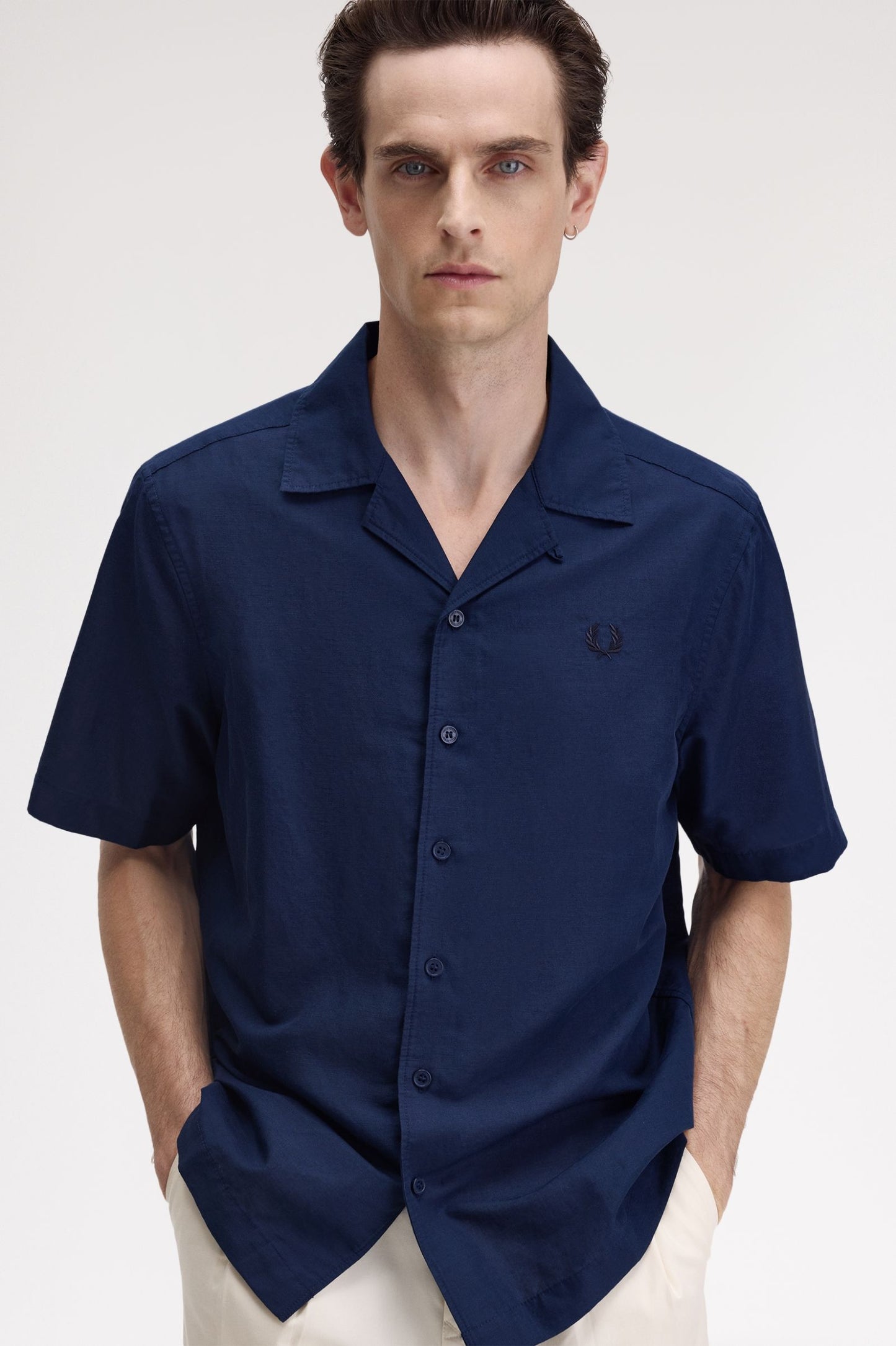 Revere Collar Knitted SHirt