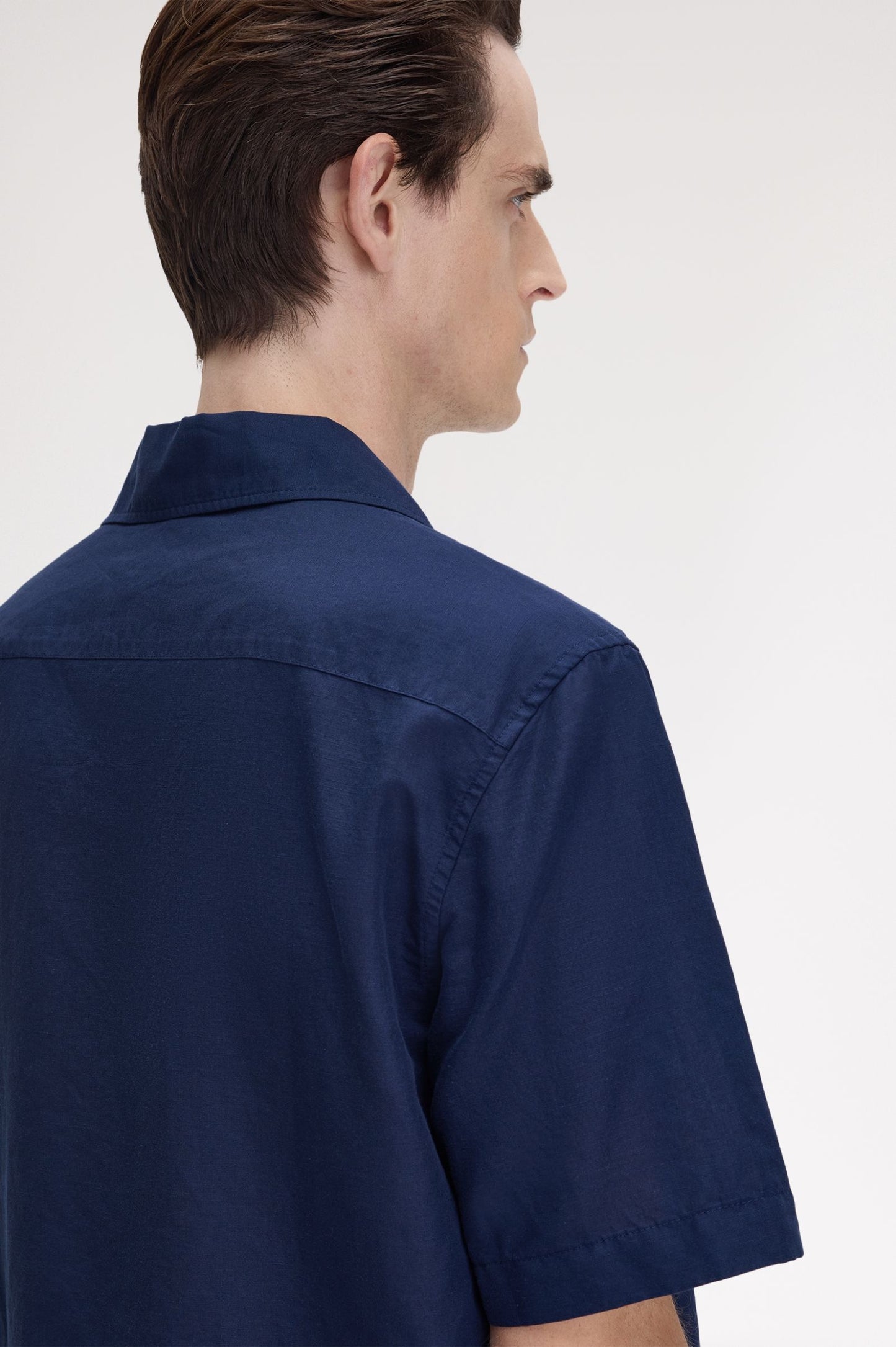 Revere Collar Knitted SHirt