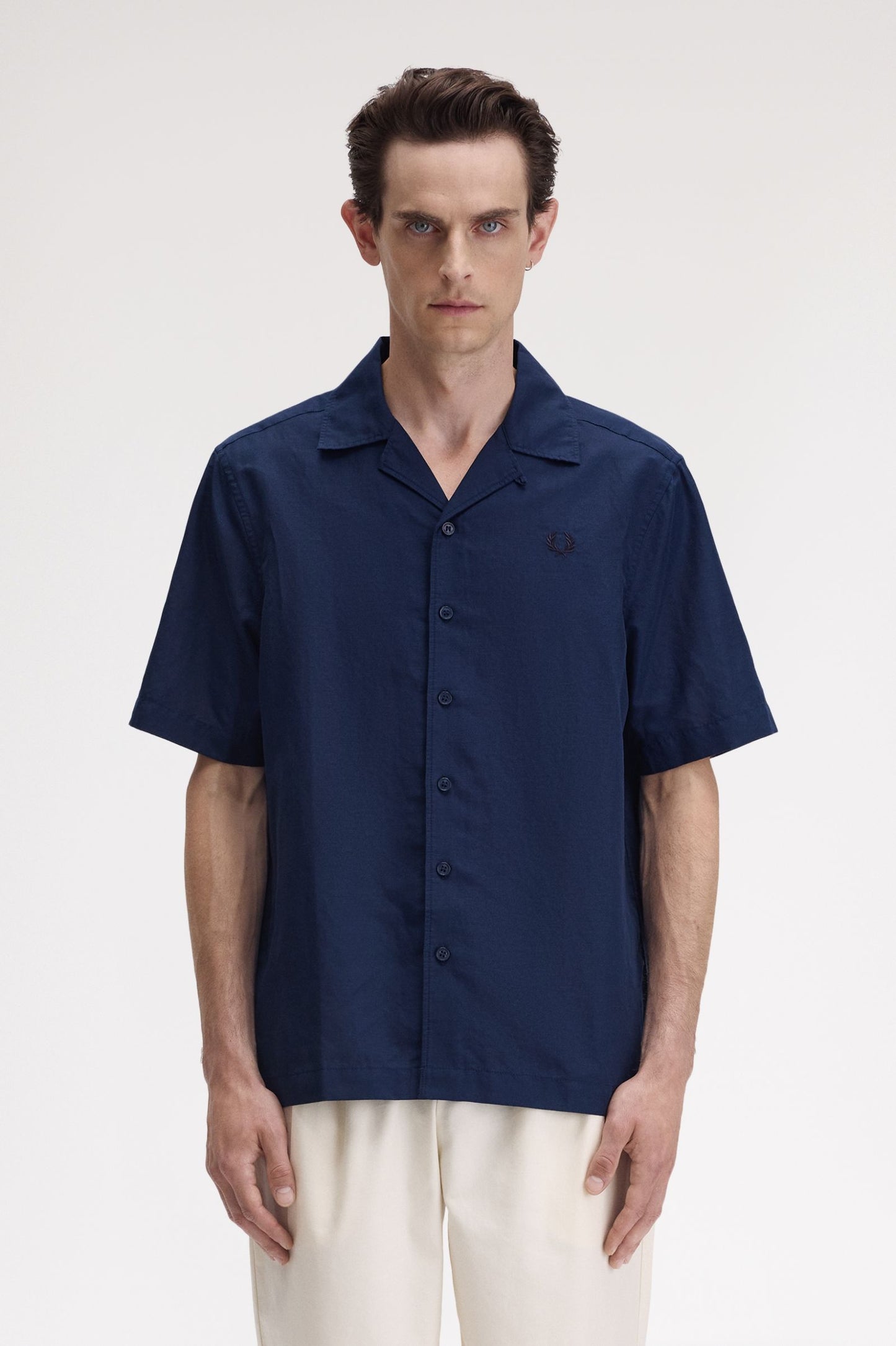 Revere Collar Knitted SHirt