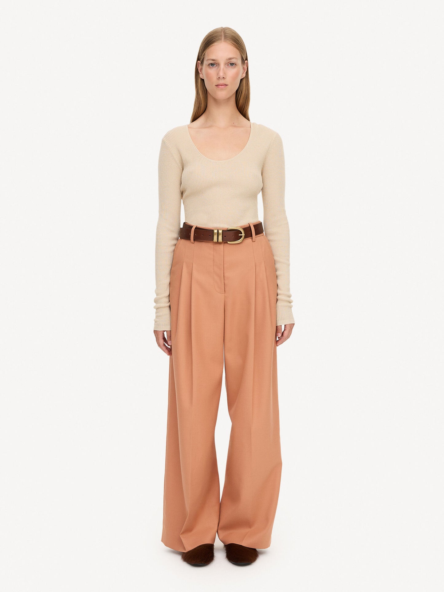Cymbaria high-waisted trousers Sunburn