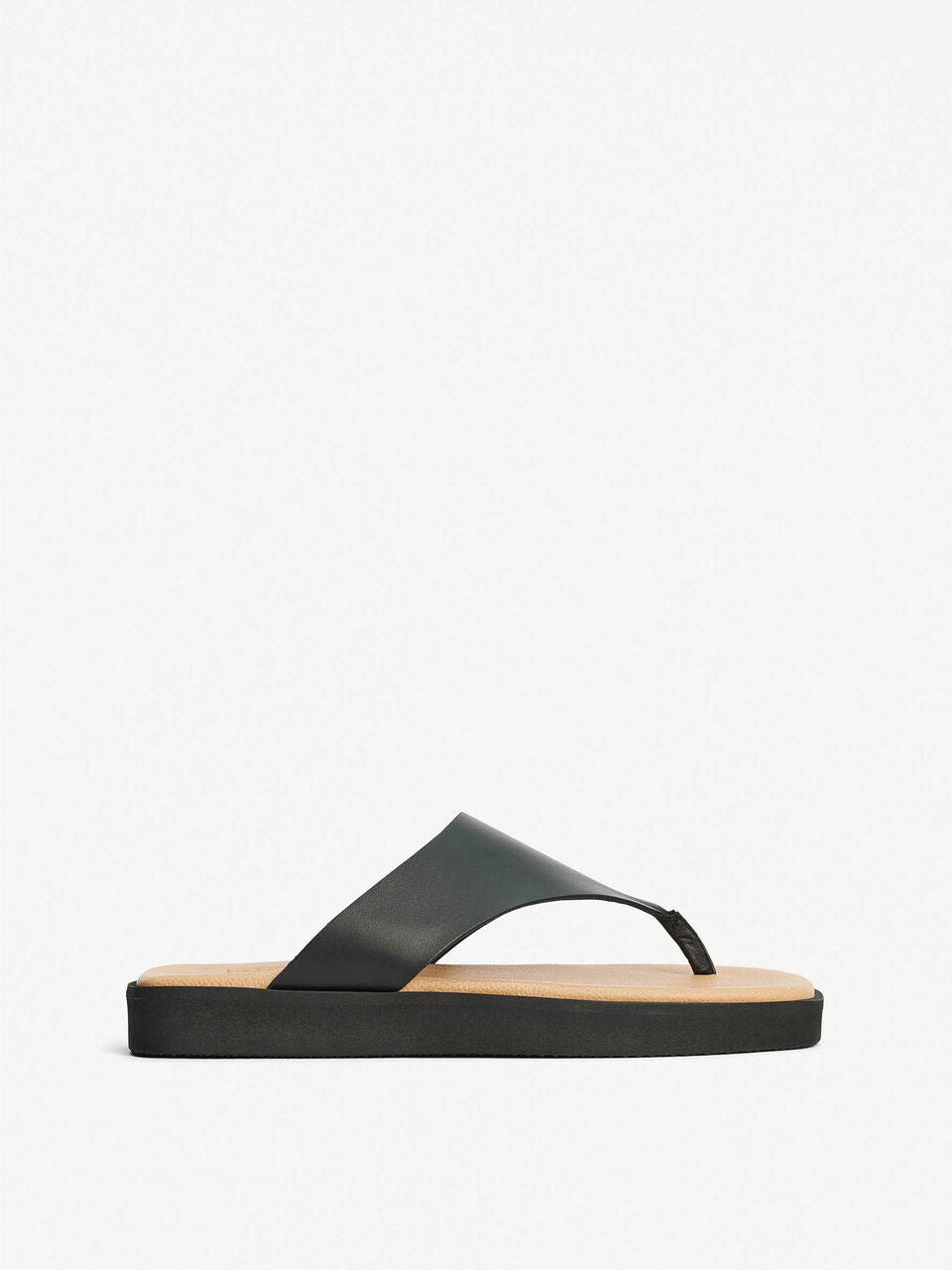 Marisol Leather sandals- Black