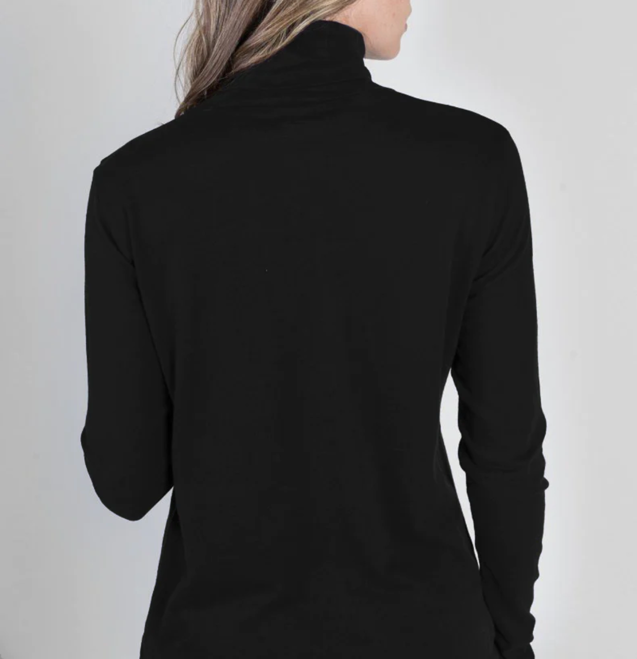 Long Sleeve Turtleneck Cashmere Blend