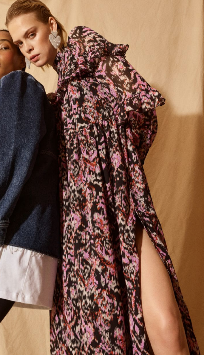 Fabiola Lurex Midi Dress