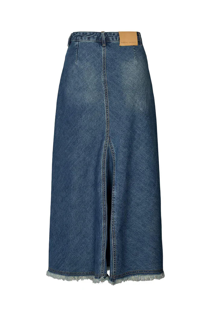 Margie Skirt Washed Indigo