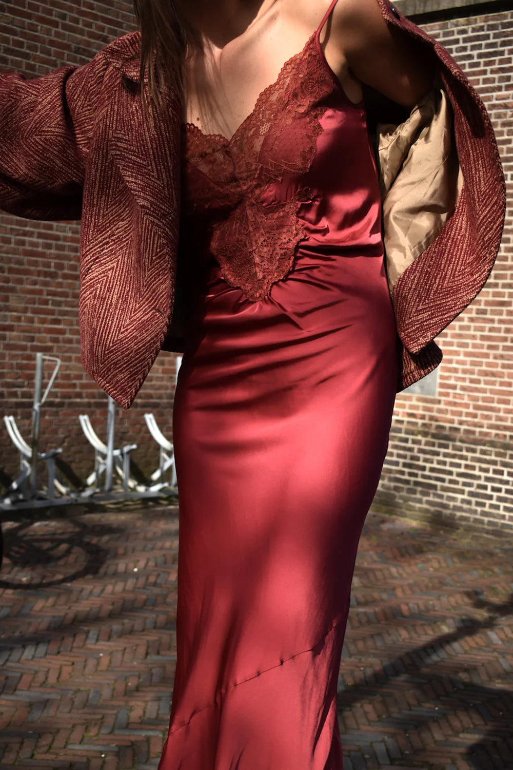 Antonella Dress - Burgundy