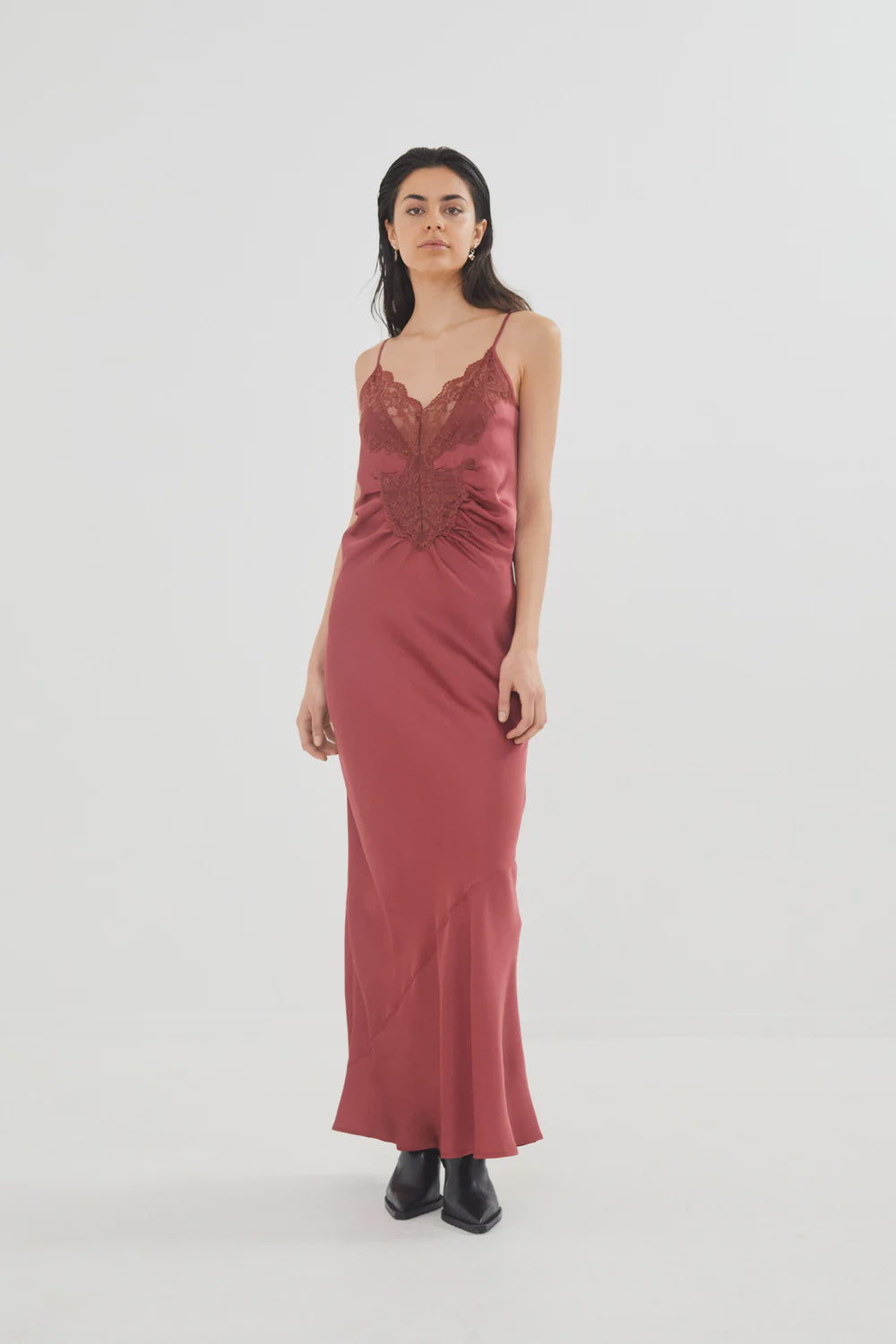 Antonella Dress - Burgundy