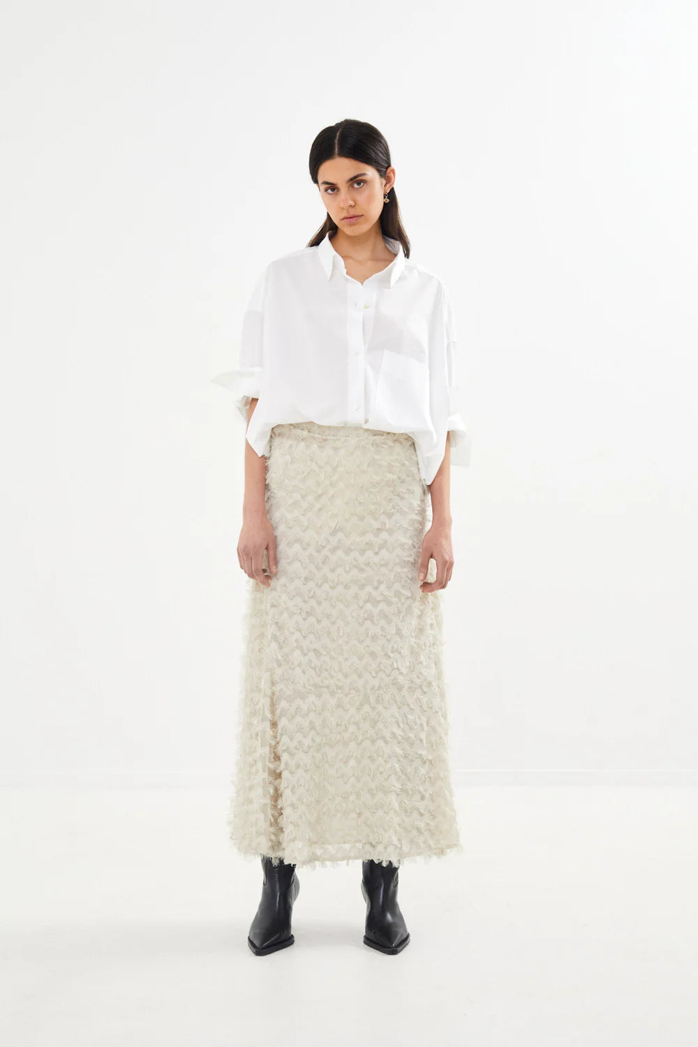 Selilja Skirt - Oyster