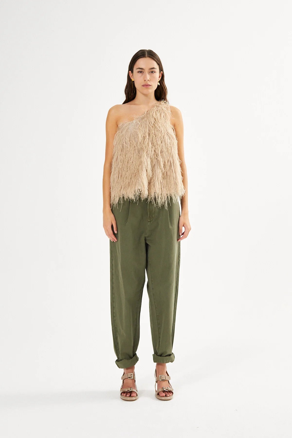 Tayrin Plume Top - Dune