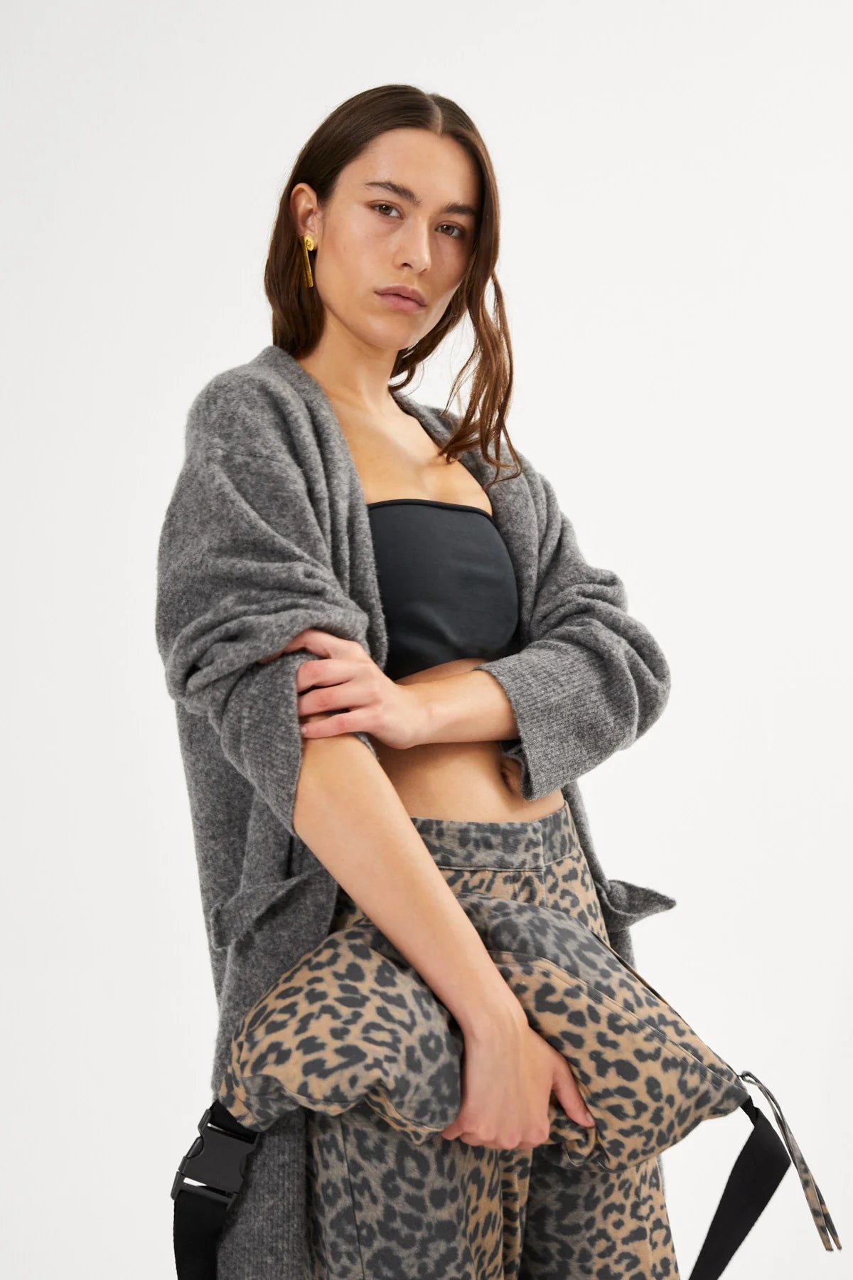 Inja Wide Leg Pant - Leopard