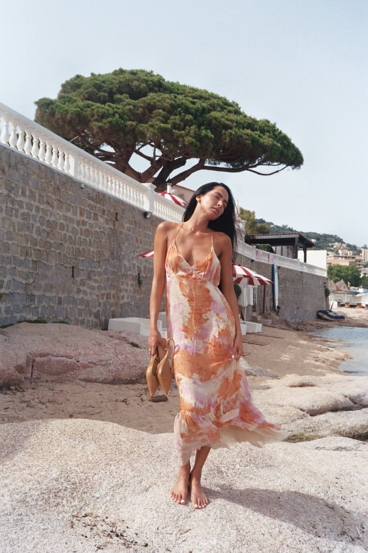 Farida Fusion String Dress - Ametrine Combo