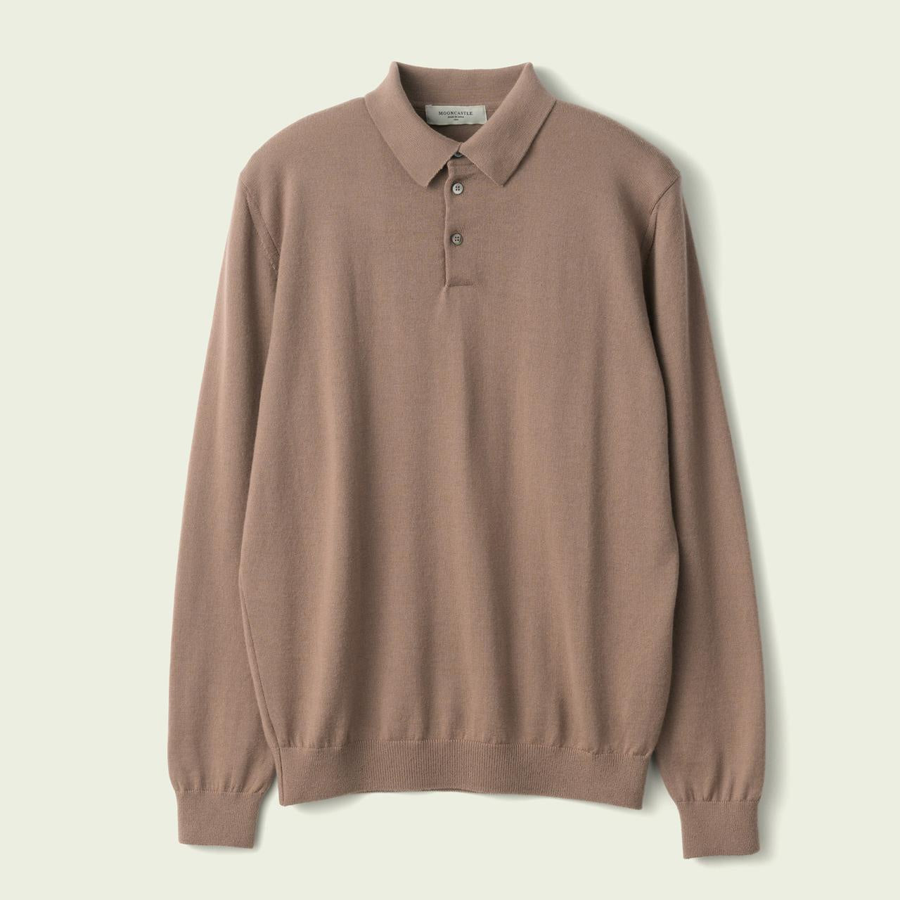 3 Button Polo Sand Beige