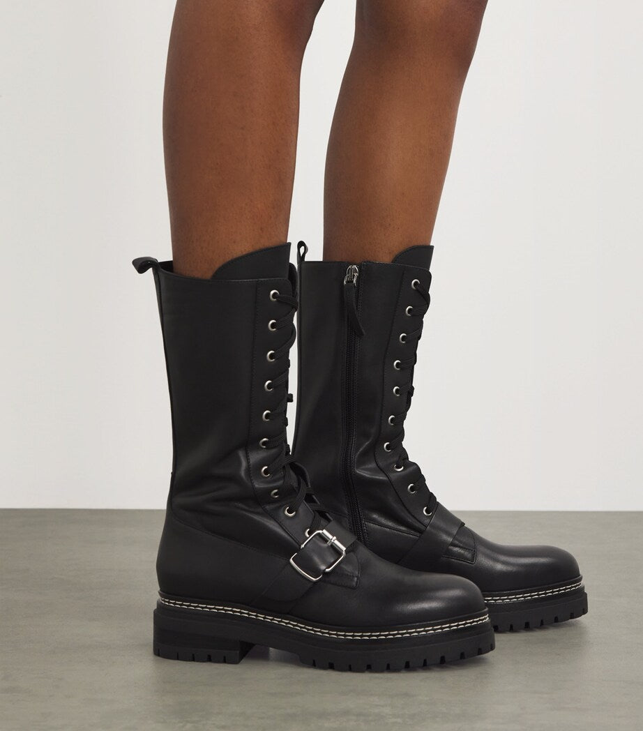 Tana Leather Combat Boots
