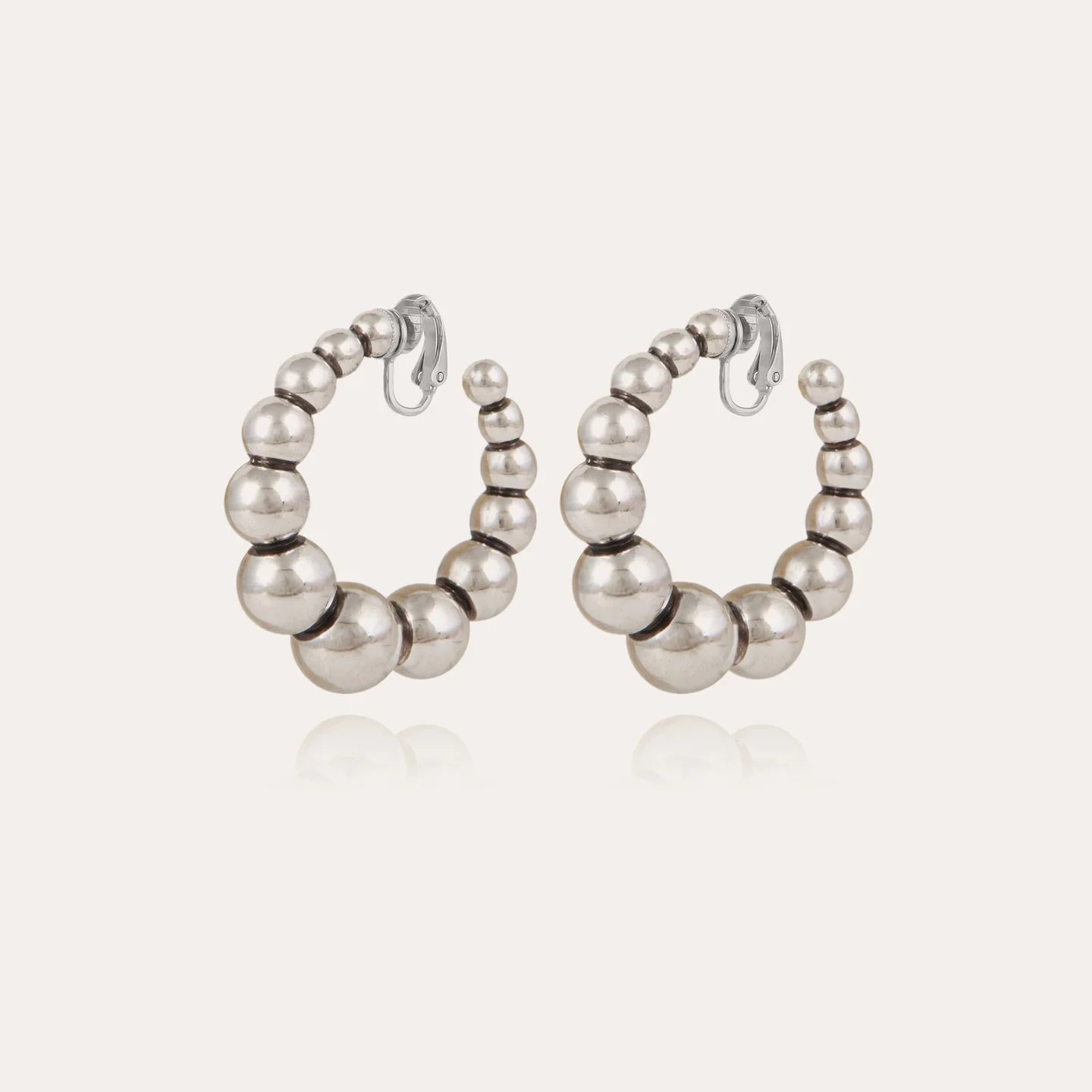 Andy Small Silver Hoop Earrings