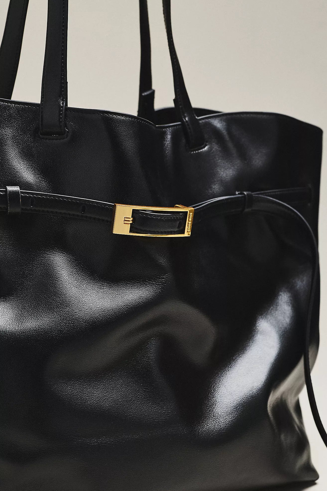 Elly Tote Small Grained Leather - Black