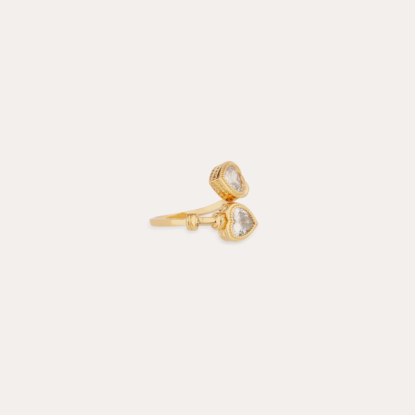 Duality Amore Ring SIlver Gem