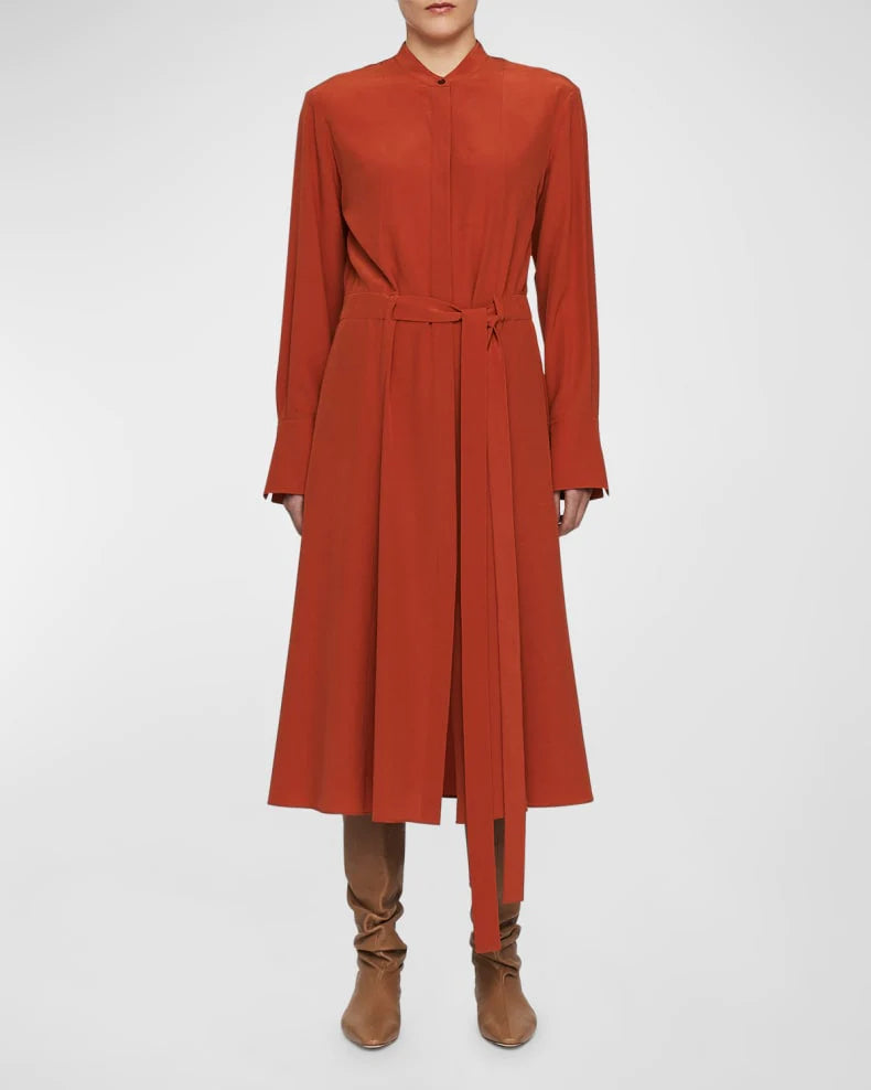 Silk Crepe de Chine Fairbaim Dress