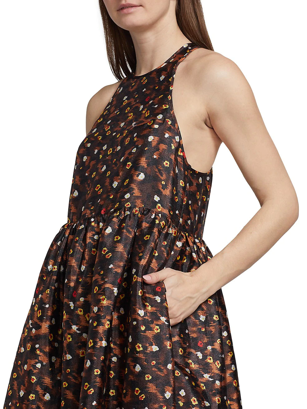 Adeva Dress Cheetah Garden