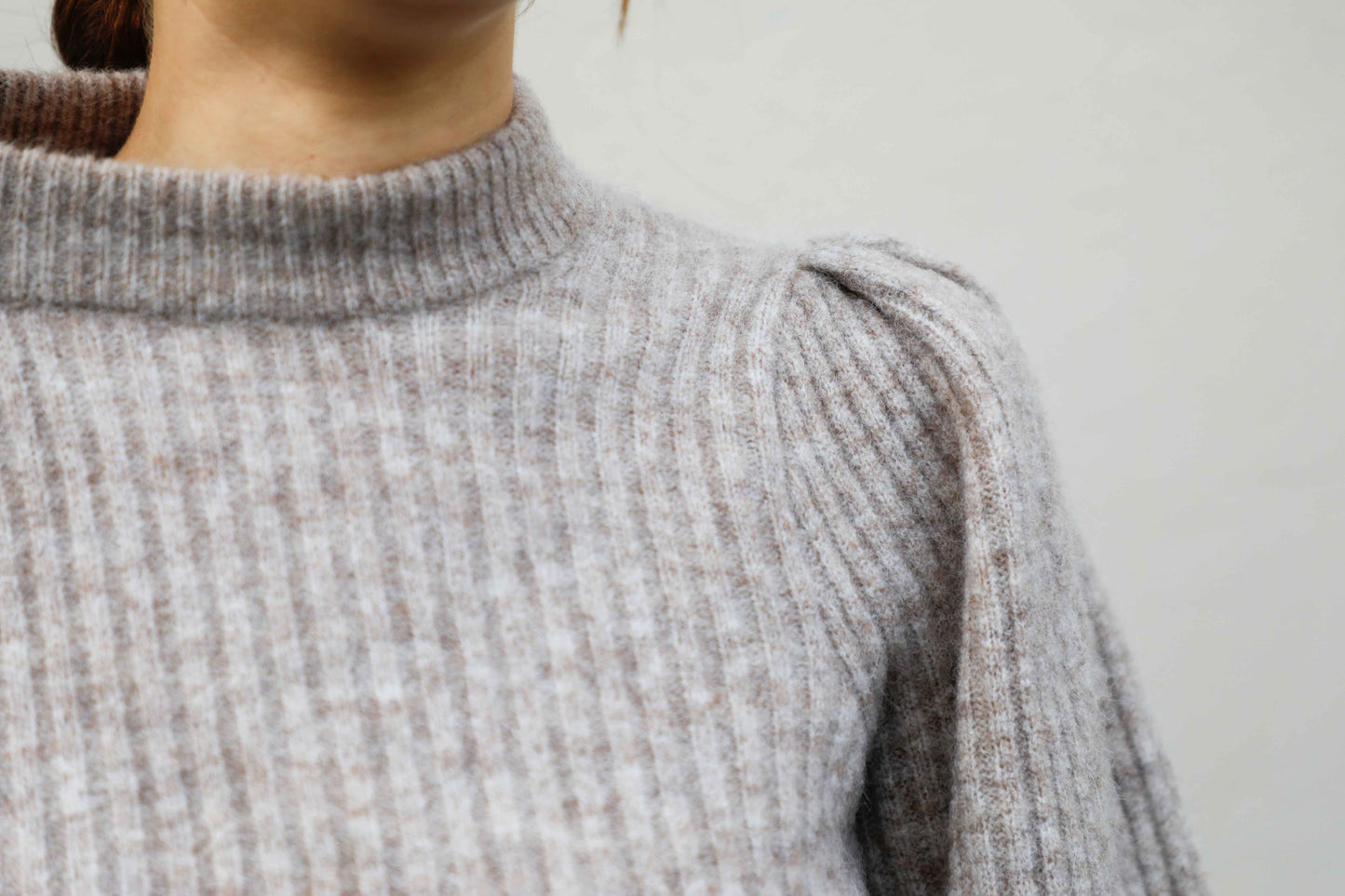 Meg knit Oatmeal Blouse