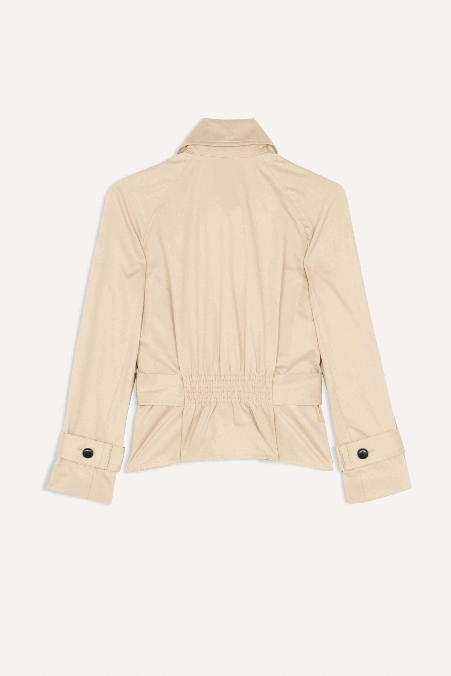 Baila Trench Coat Ecru