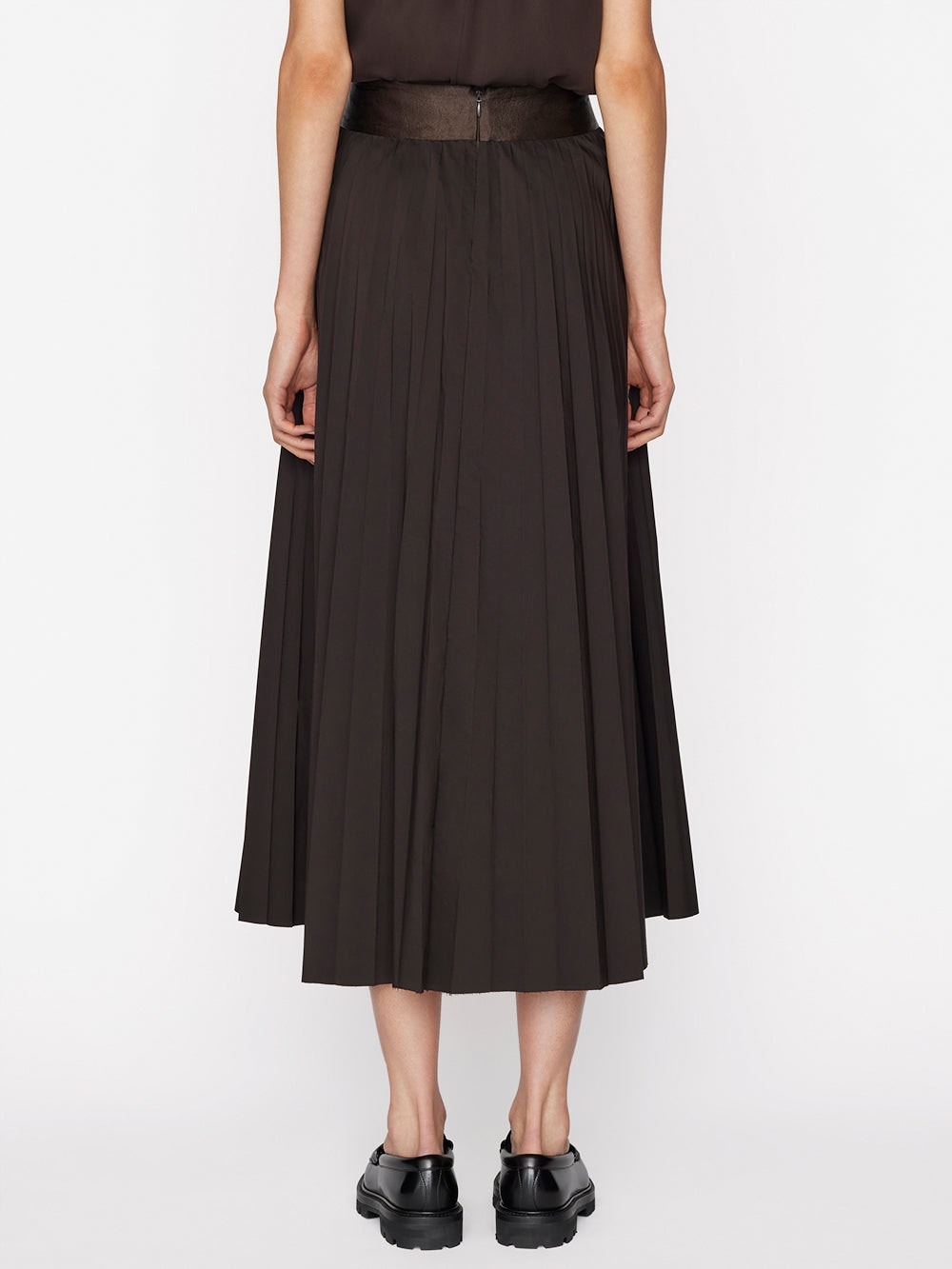 Pleated Wrap Skirt Americano