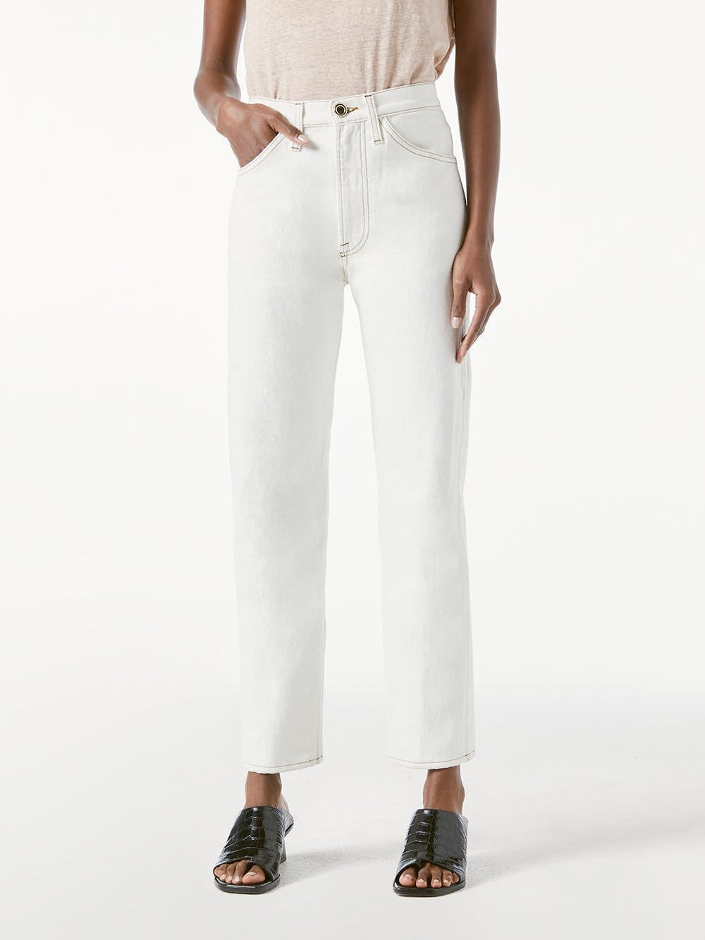 Le Italien Straight Blanc