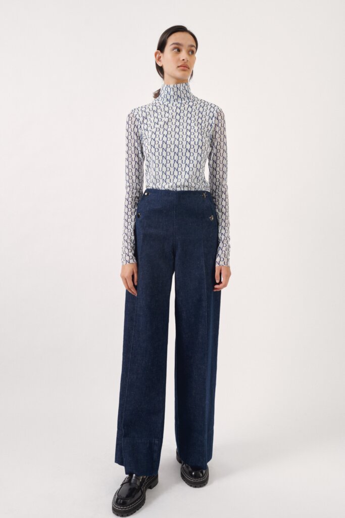 Negeen Pant -Hunter Blue