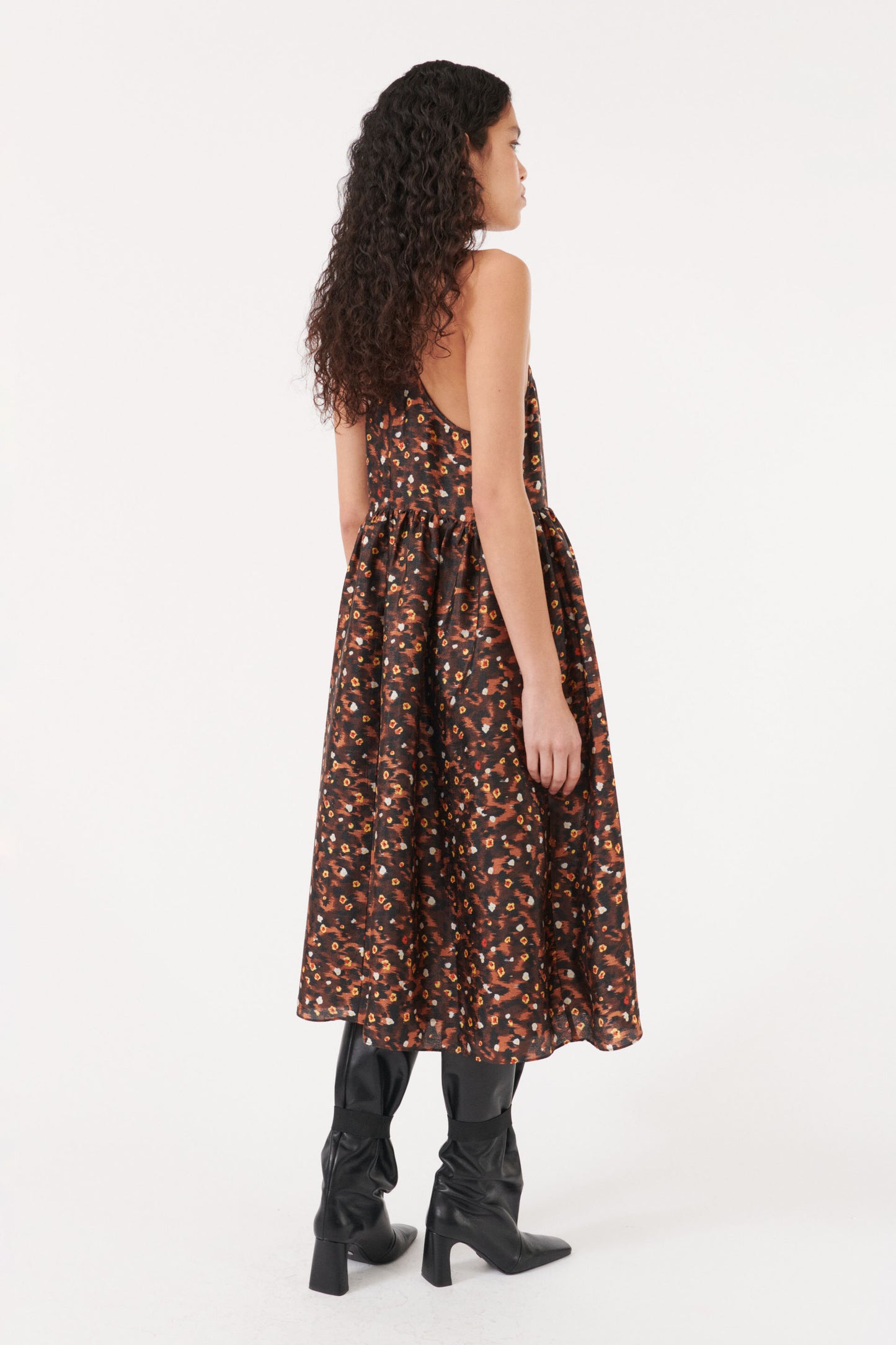 Adeva Dress Cheetah Garden