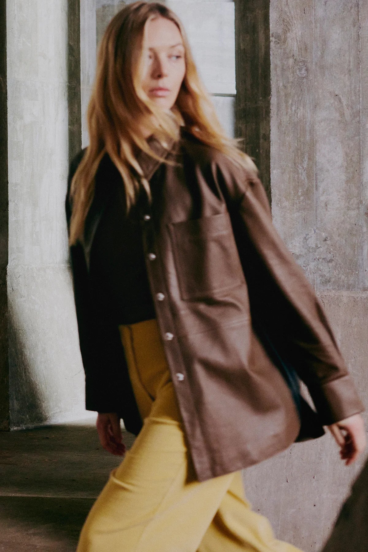 Lindie Leather Shirt