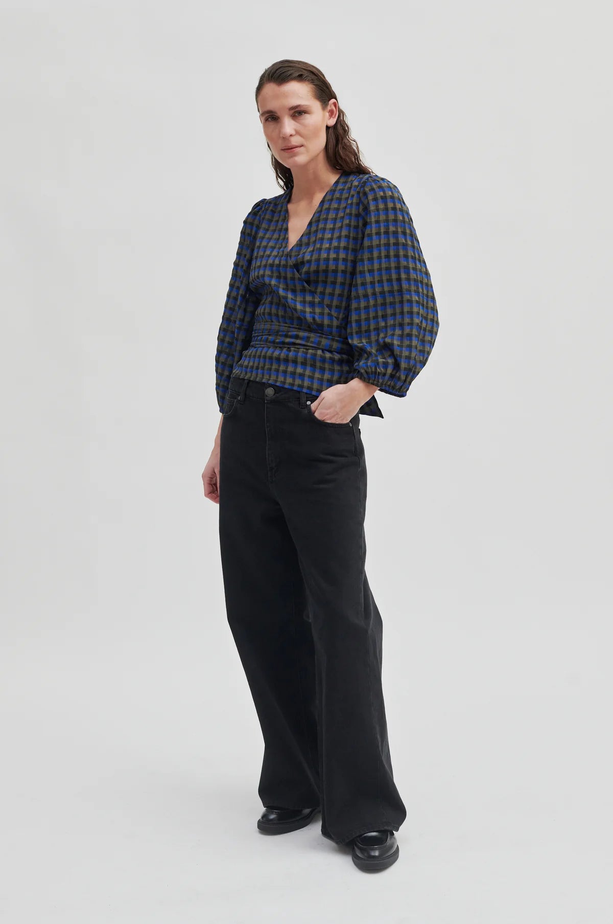 Cisilia Wrap Blouse
