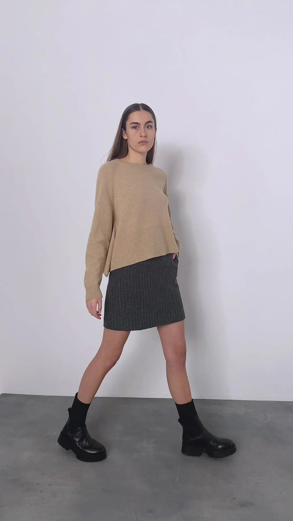 Adailia - Eco Merino Crop Knit