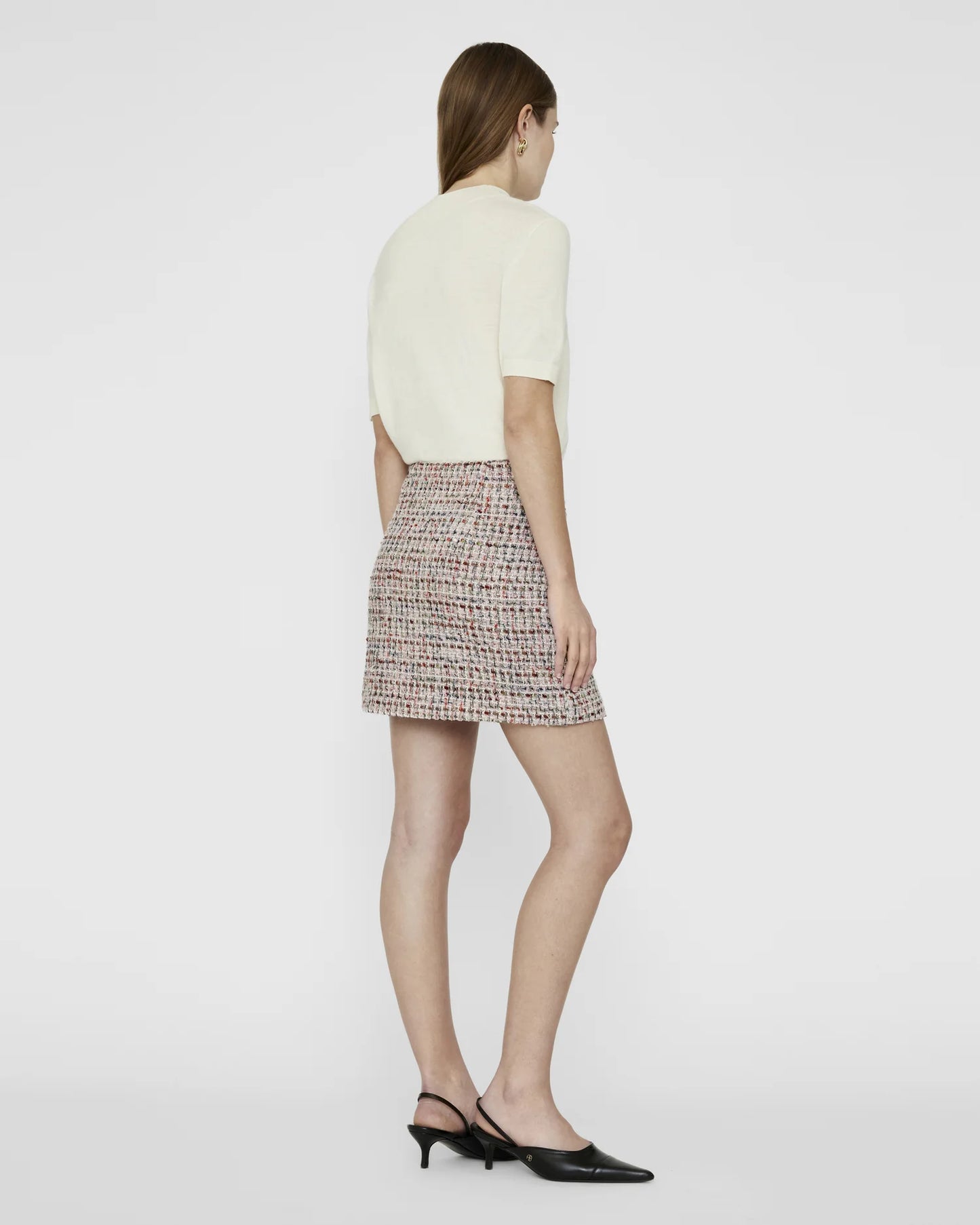 Adalynn Skirt - Lavender Tweed