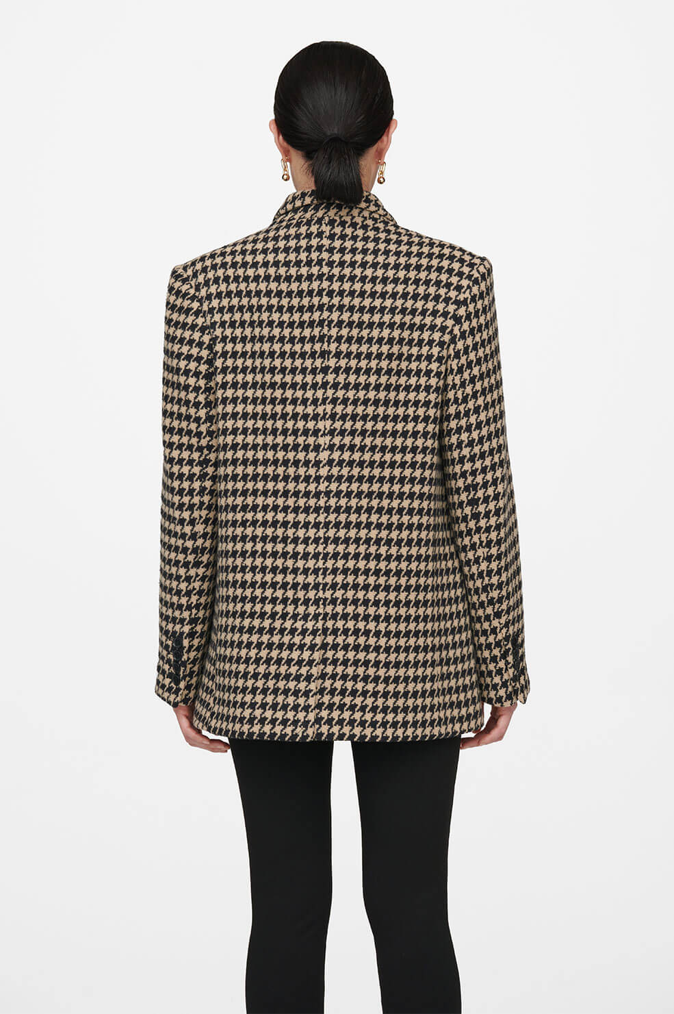 Kaia Blazer- Houndstooth